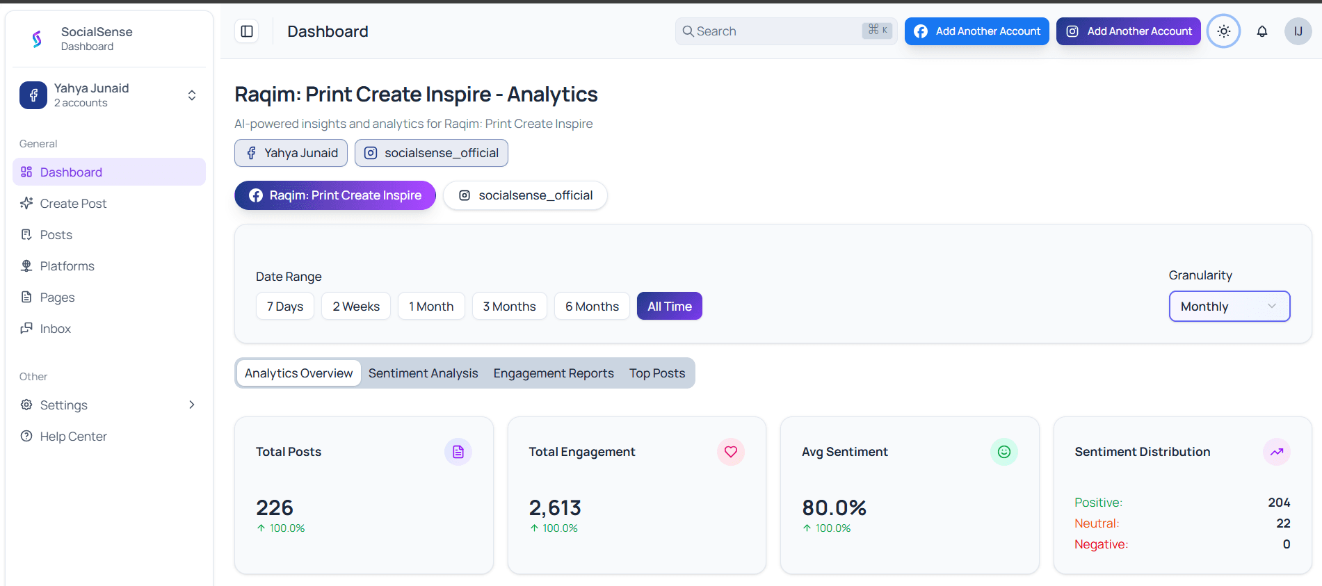 AI solutions project screenshot